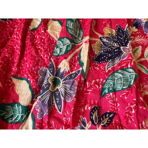 VTG Y2k Jaclyn Smith Cottagcore Floral Midi Maxi Rayon Skirt Sz Med Boho Hippie - Picture 2 of 15